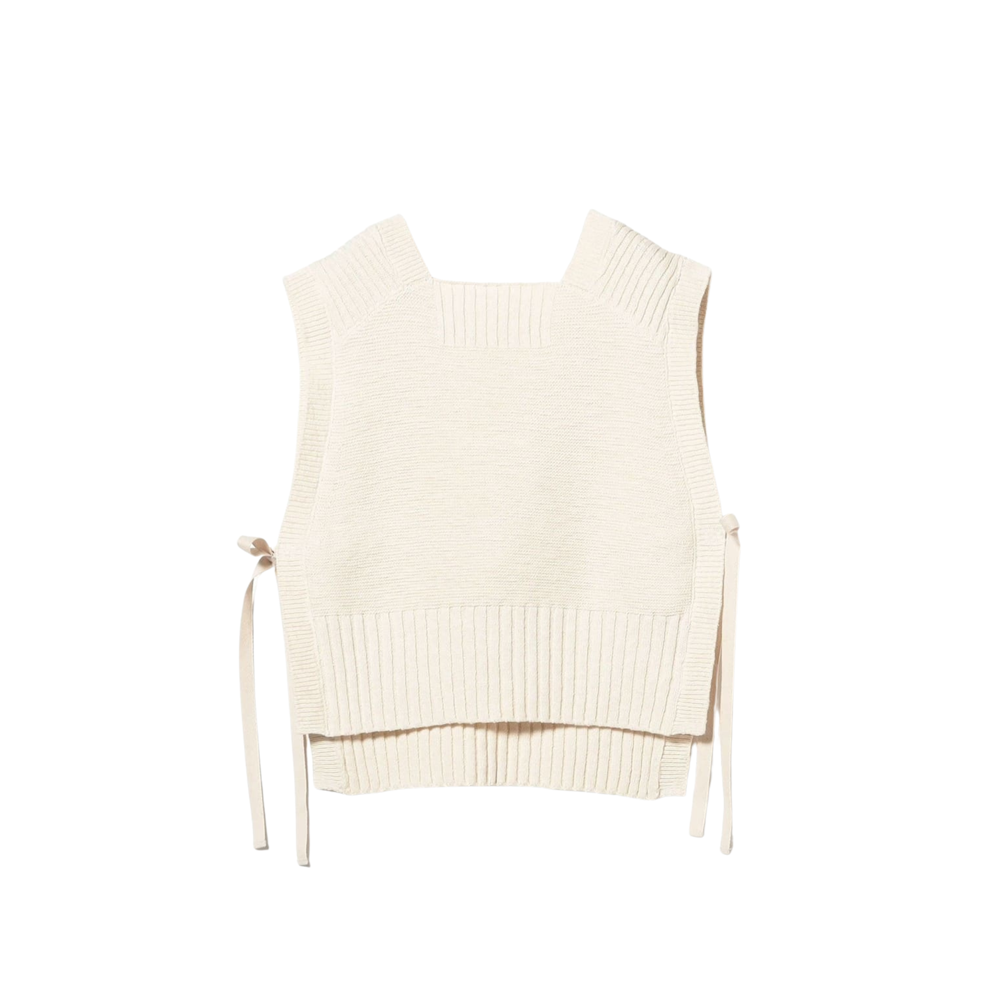 BEAMS BOY - W' Side Ribbon Red Cross Vest