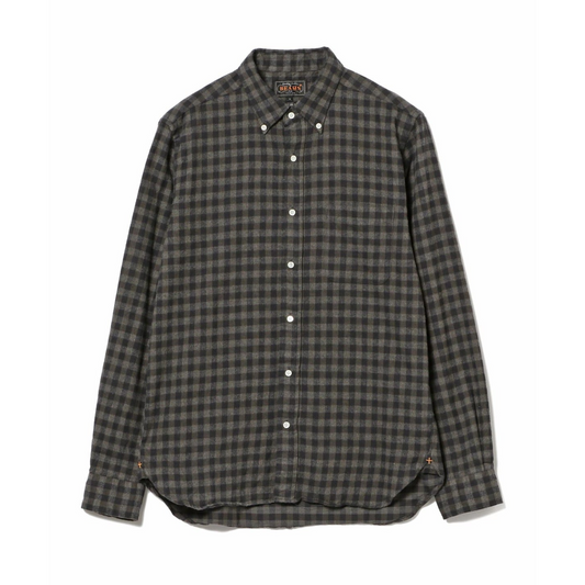 BEAMS+ - Gingham Check Shaggy Shirt