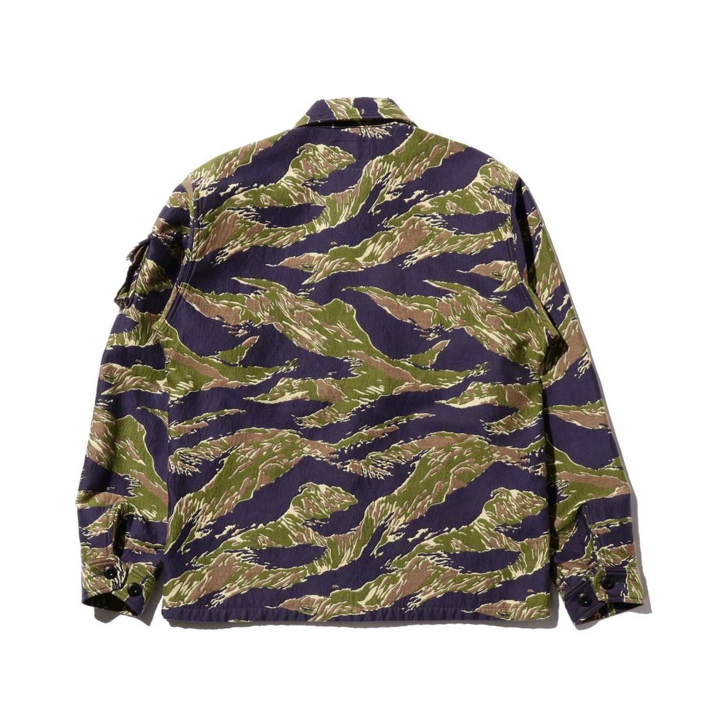 BEAMS+ - Tiger Stripe Jacquard Mil Shirt Jacket