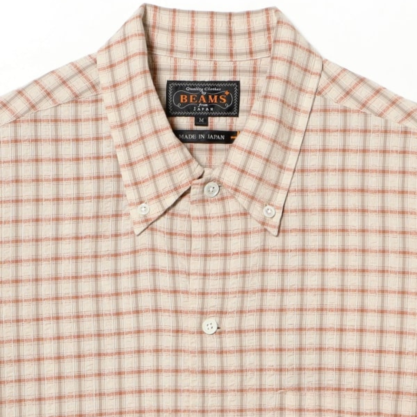 BEAMS+ - Open B.D. Sucker Plaid Shirt