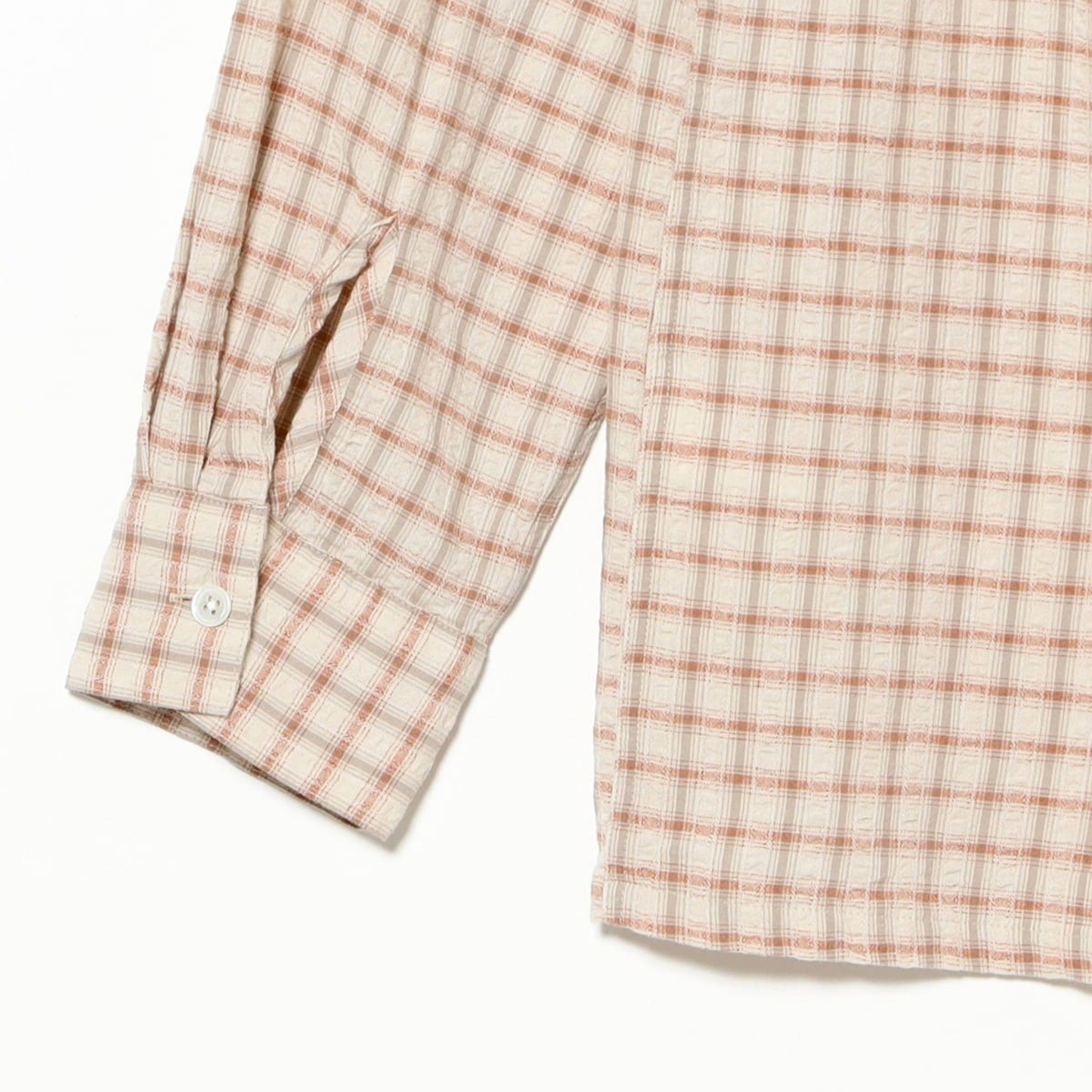 BEAMS+ - Open B.D. Sucker Plaid Shirt