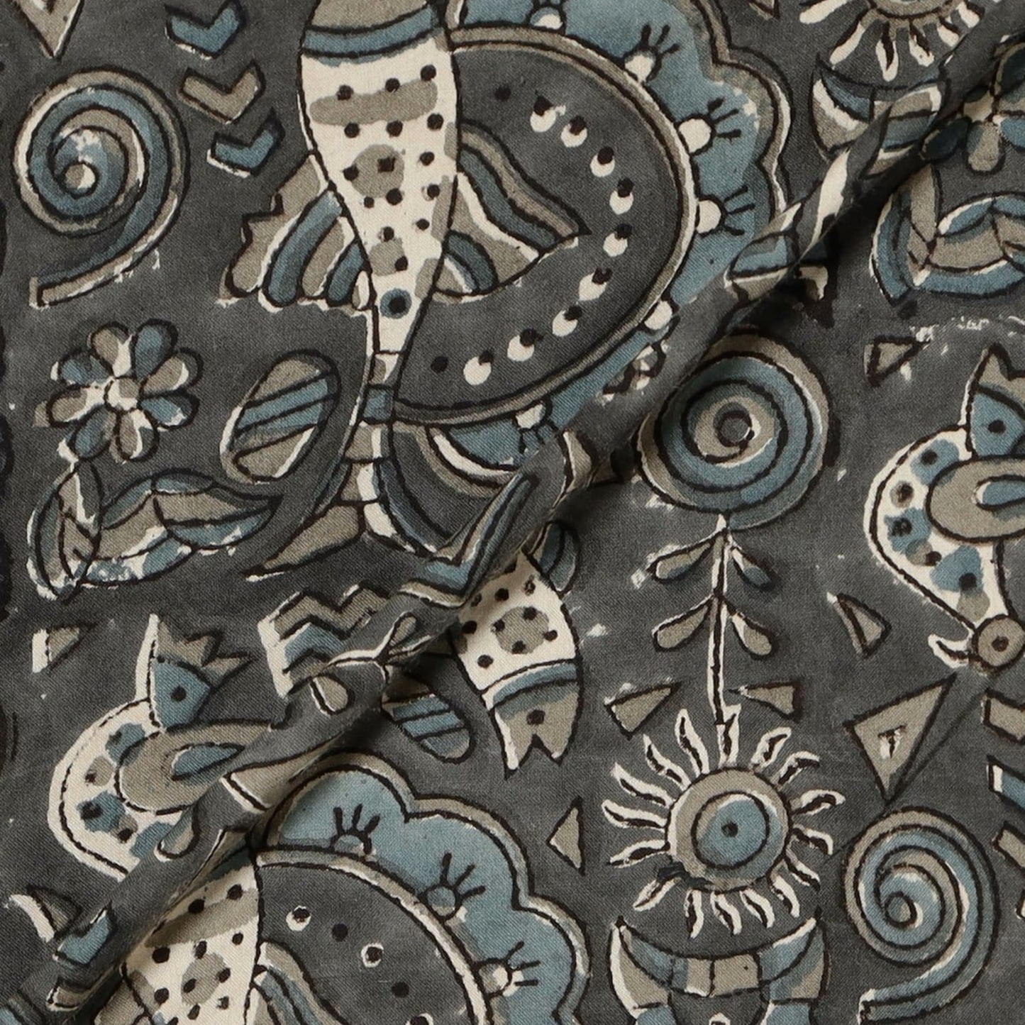 BEAMS+ - Open Collar Block Print Shirt