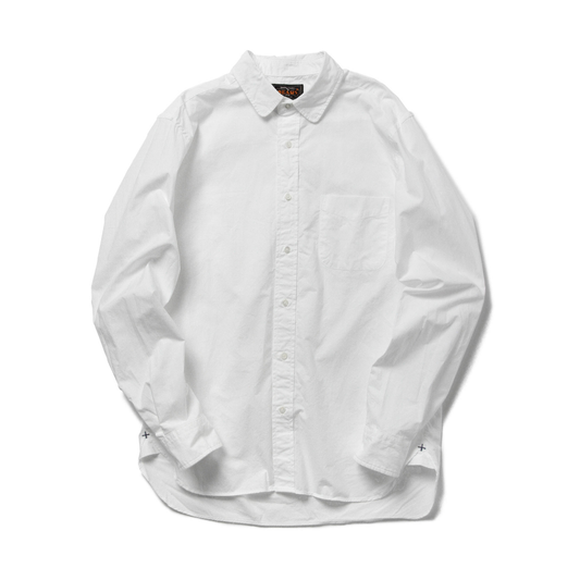 BEAMS+ - Round Collar Peruvian Pima Shirt