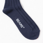 BEAMS+ - Solid Rib Socks