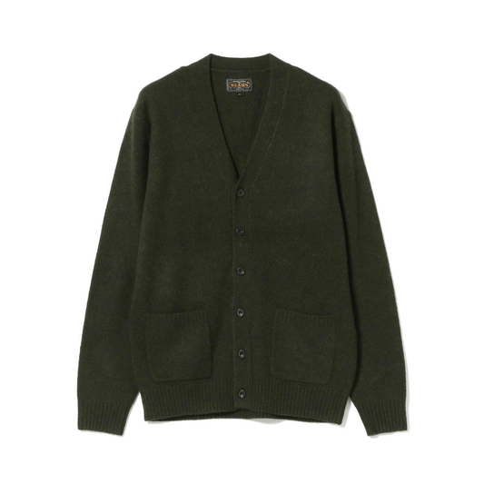 BEAMS+ - Elbow Patch 7G Cardigan