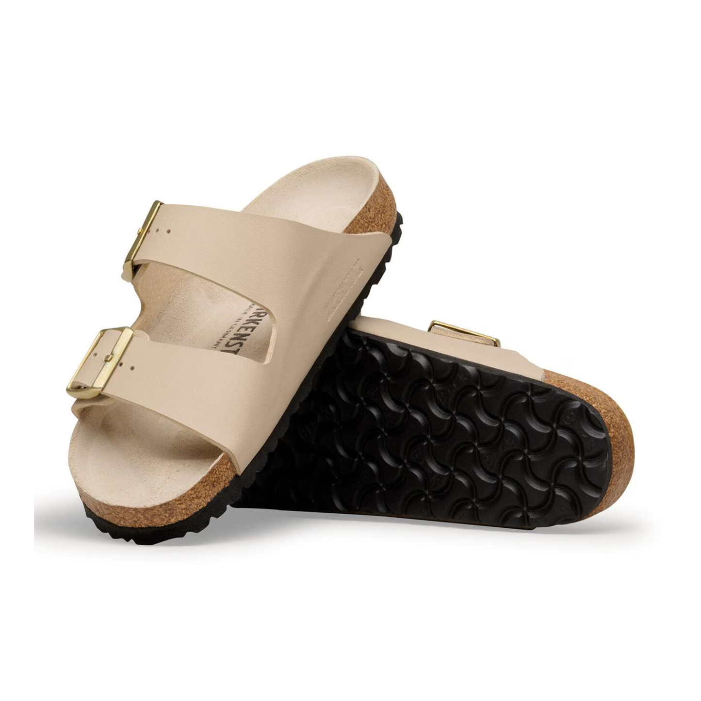 BIRKENSTOCK - Arizona Birko Flor Triples Sandcastle Oyster