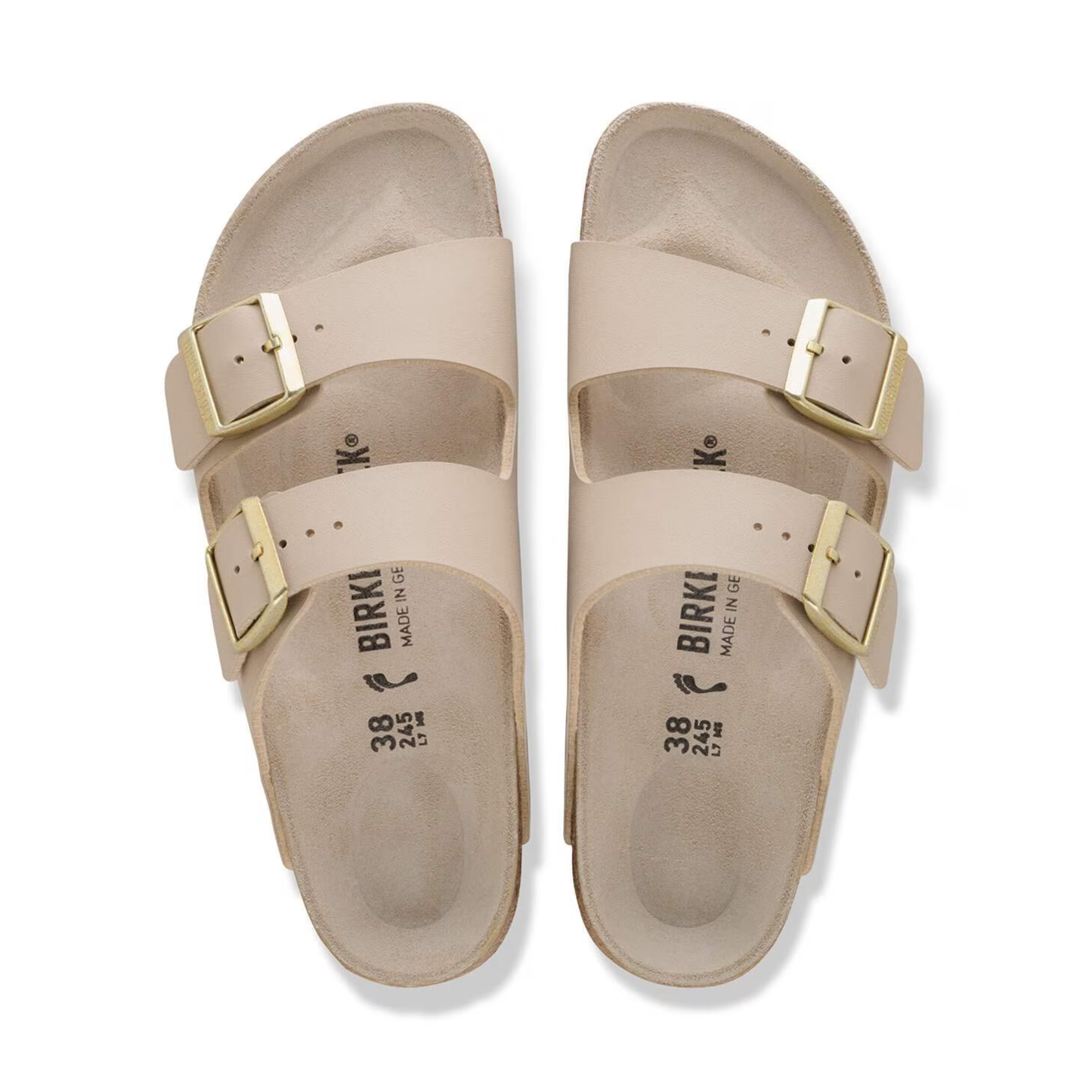 BIRKENSTOCK - Arizona Birko Flor Triples Sandcastle Oyster