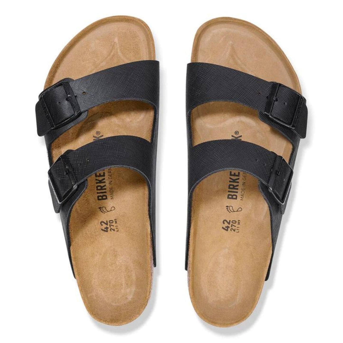 BIRKENSTOCK - Arizona Saffiano Black