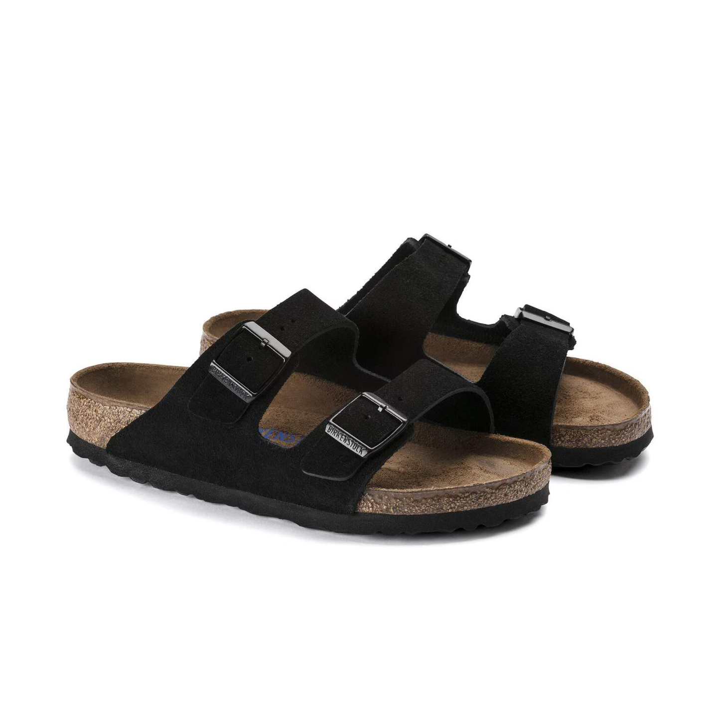 BIRKENSTOCK - Arizona SFB Suede Leather Black