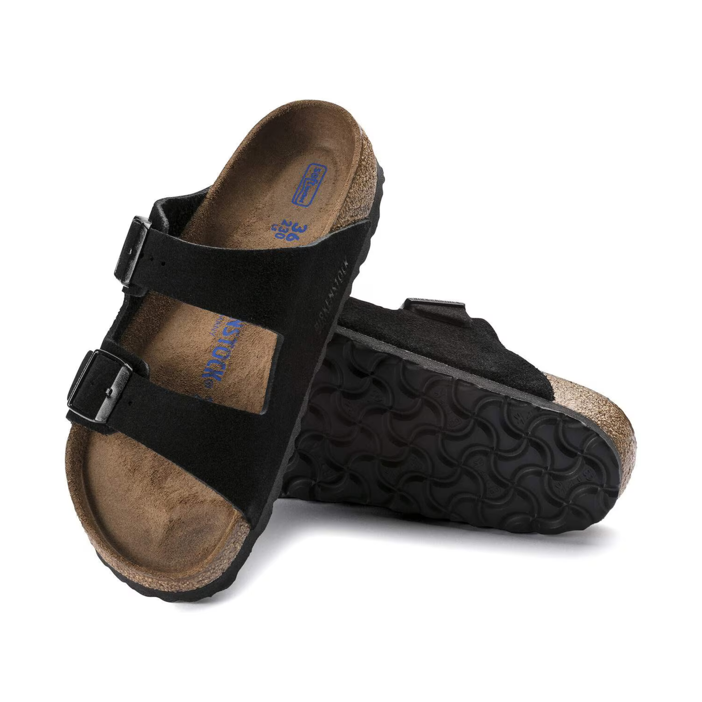 BIRKENSTOCK - Arizona SFB Suede Leather Black