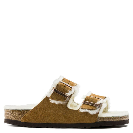 BIRKENSTOCK - Arizona Shearling Suede Mink