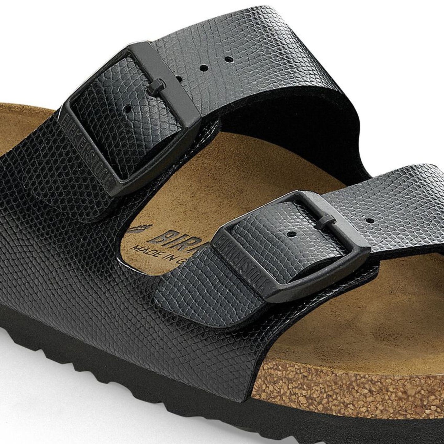 BIRKENSTOCK - Arizona Shiny Lizard Black