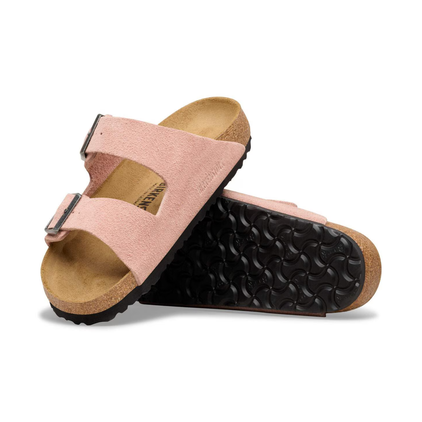 BIRKENSTOCK - Arizona Suede Leather Pink Clay