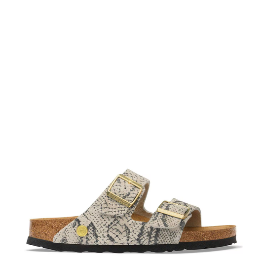 BIRKENSTOCK - Arizona Suede Leather Snake Oyster