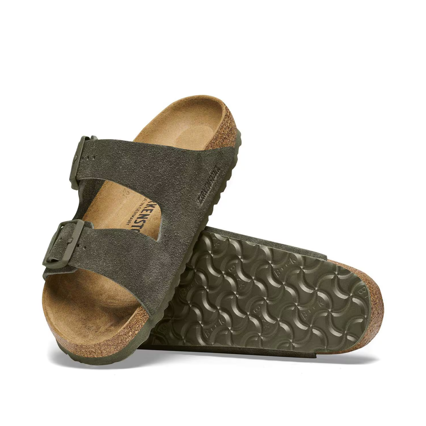 BIRKENSTOCK - Arizona Suede Leather Thyme