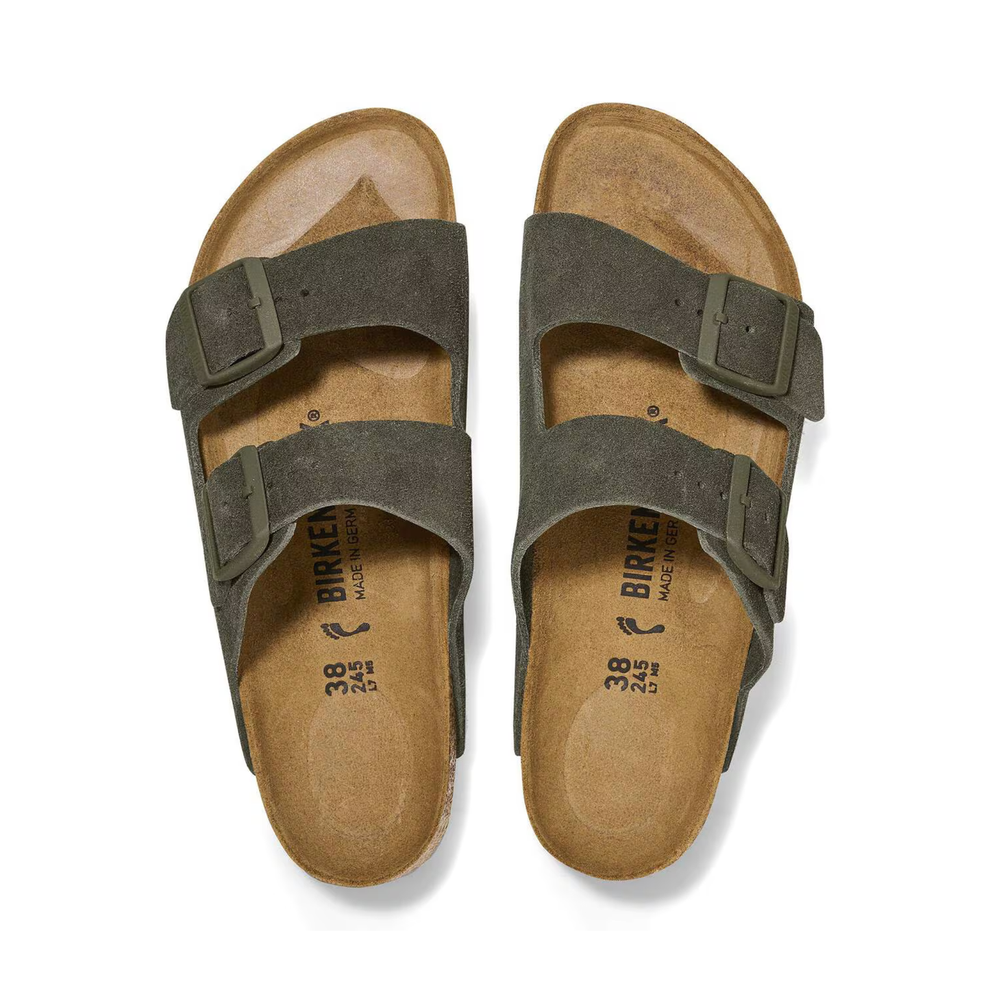 BIRKENSTOCK - Arizona Suede Leather Thyme