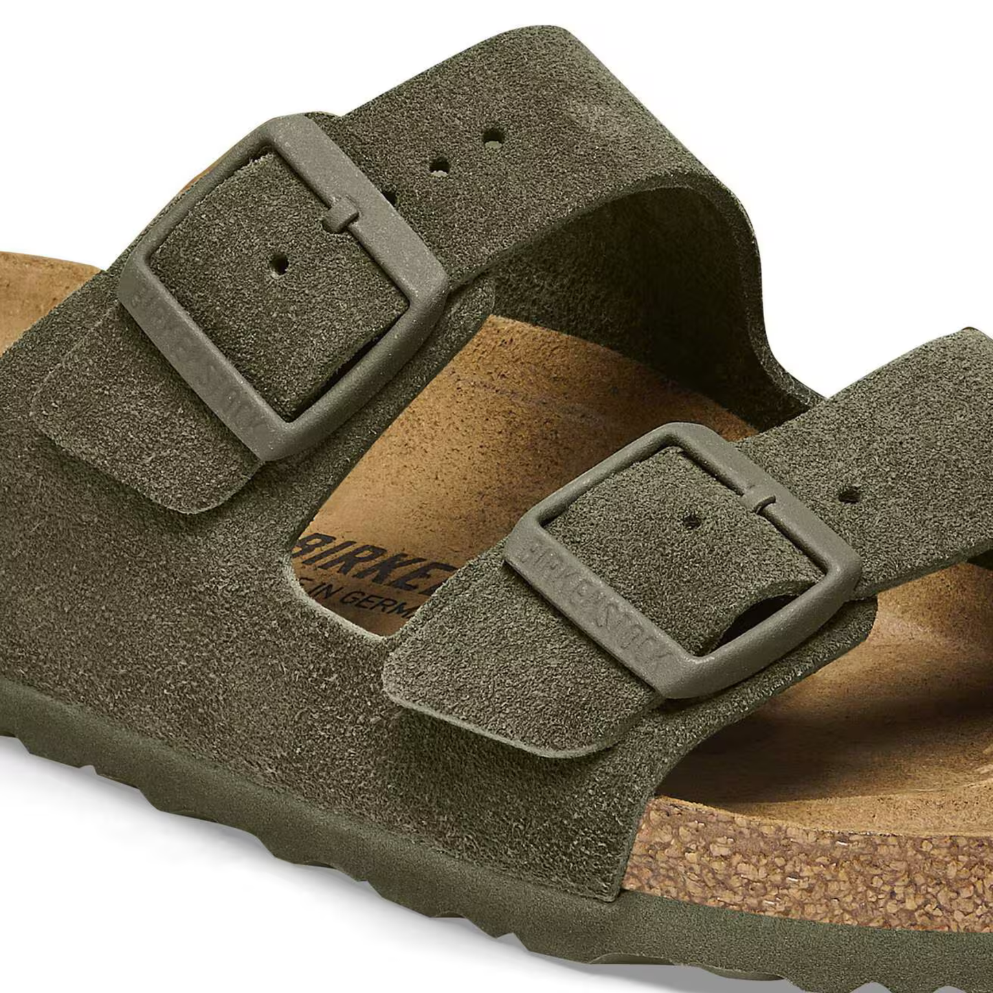BIRKENSTOCK - Arizona Suede Leather Thyme