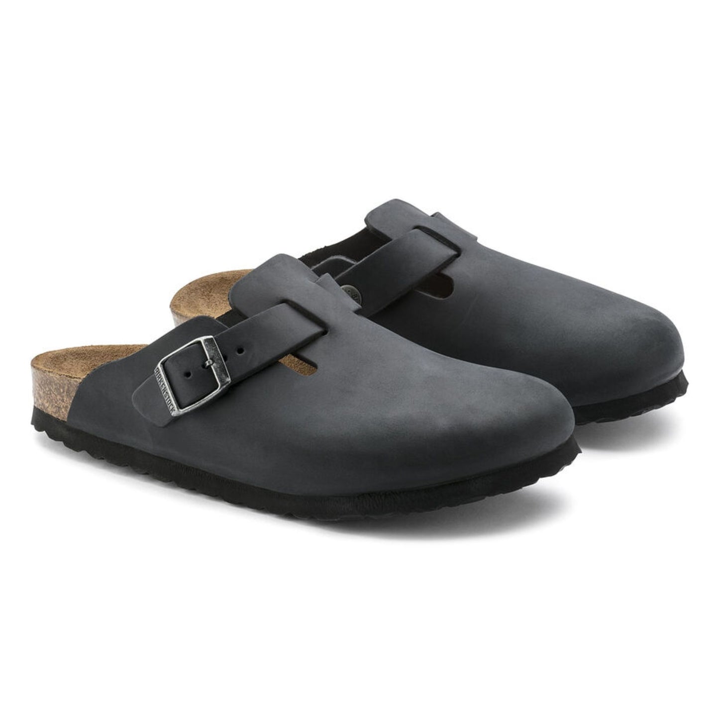 BIRKENSTOCK - Boston Oiled Leather Black