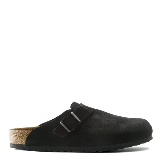 BIRKENSTOCK - Boston Suede SFB Black