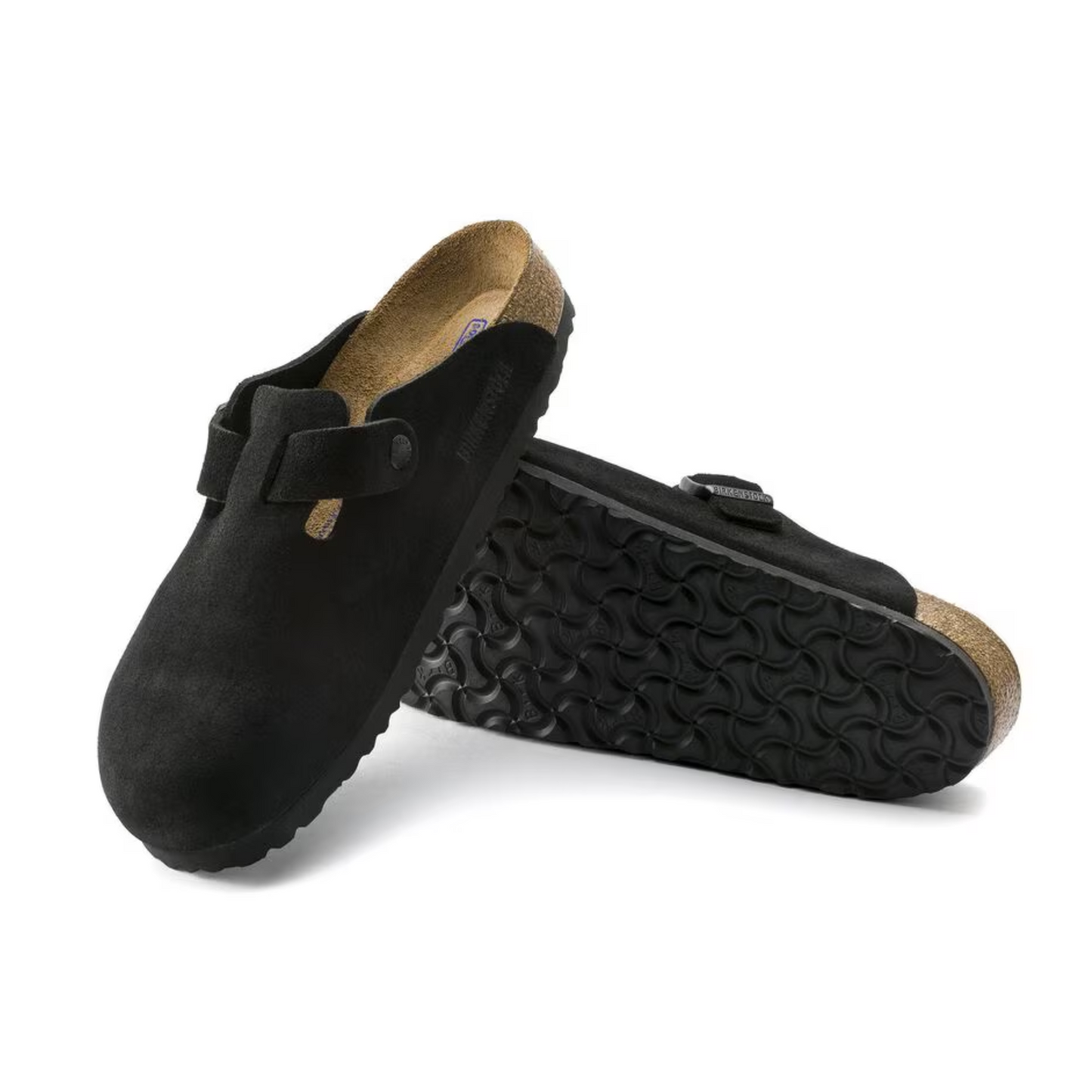 BIRKENSTOCK - Boston Suede SFB Black