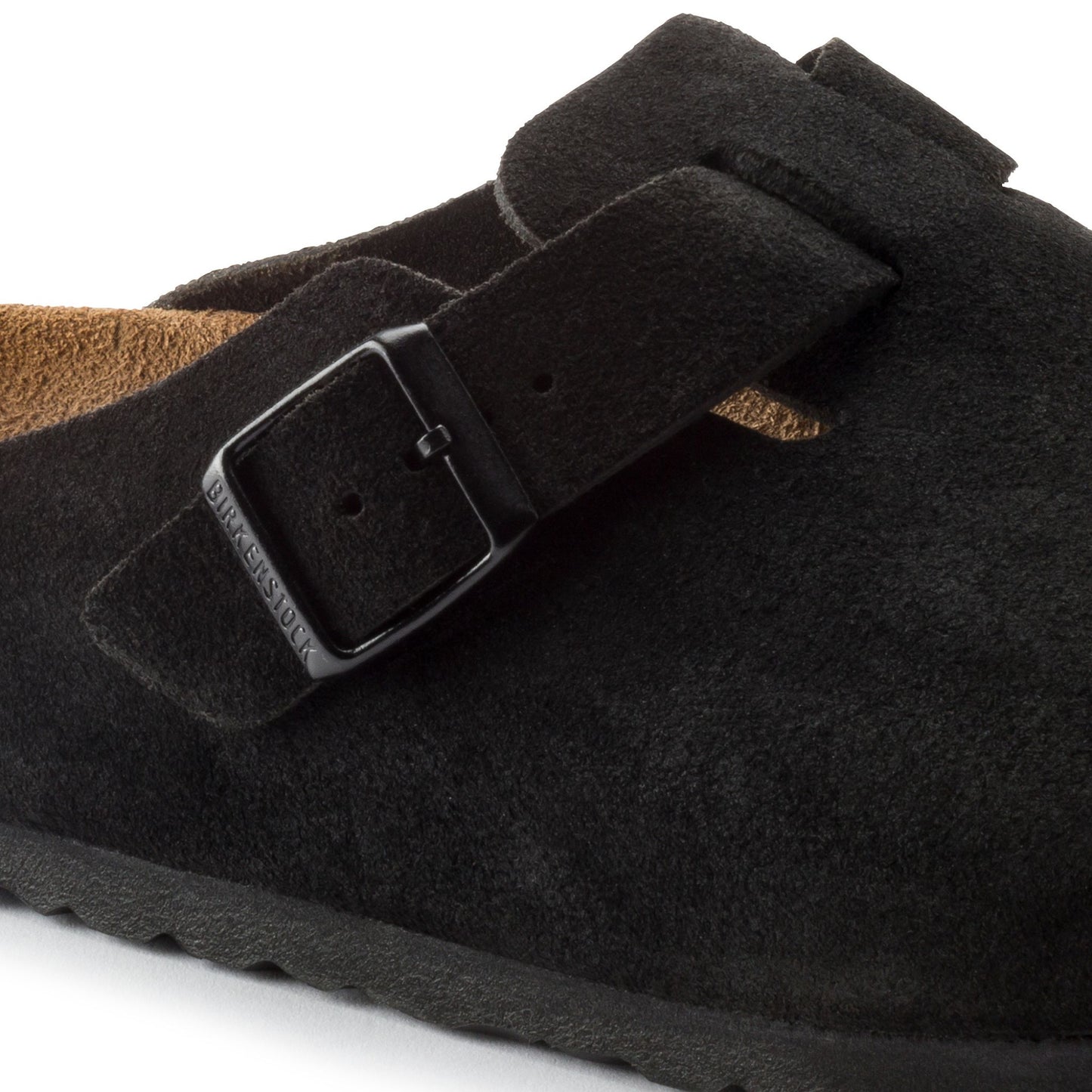 BIRKENSTOCK - Boston Suede Black