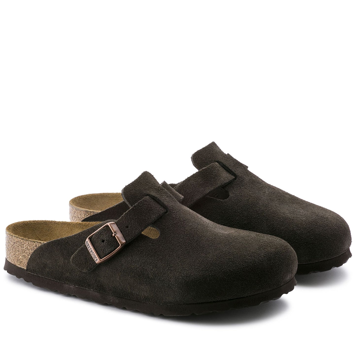 BIRKENSTOCK - Boston Suede Mocha