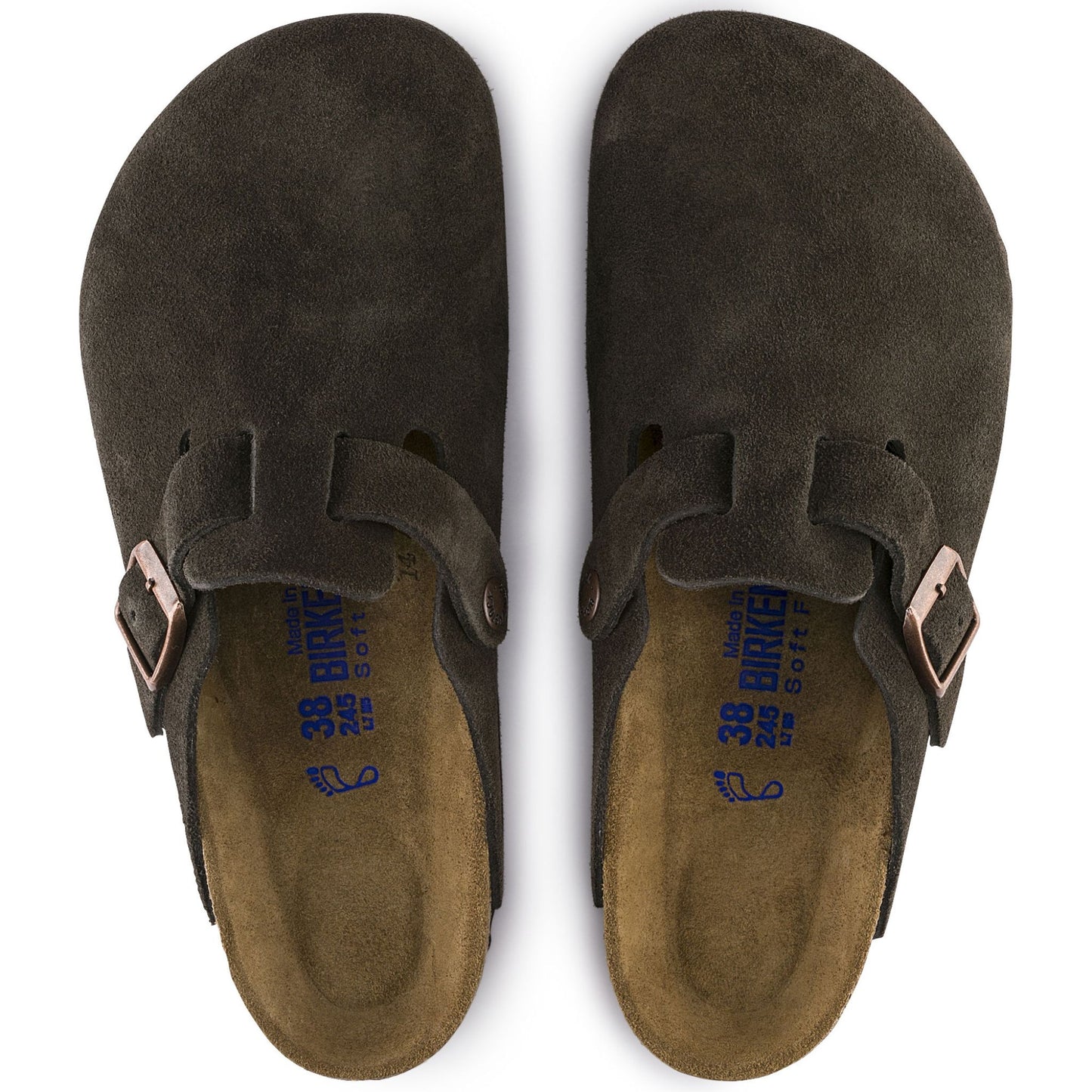 BIRKENSTOCK - Boston Suede Mocha