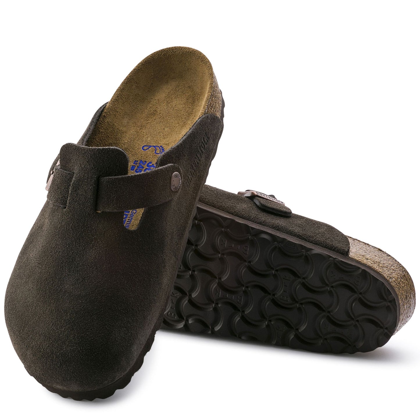 BIRKENSTOCK - Boston Suede Mocha