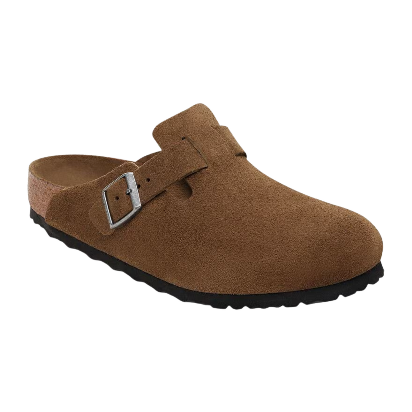 BIRKENSTOCK - Boston Suede SFB Dark Tea