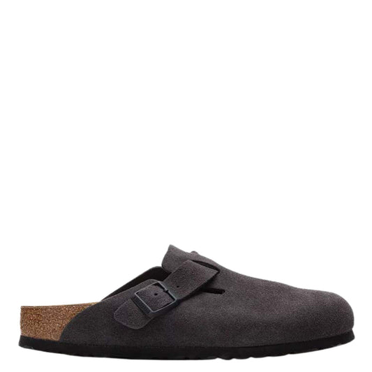 BIRKENSTOCK - Boston Suede Velvet Grey