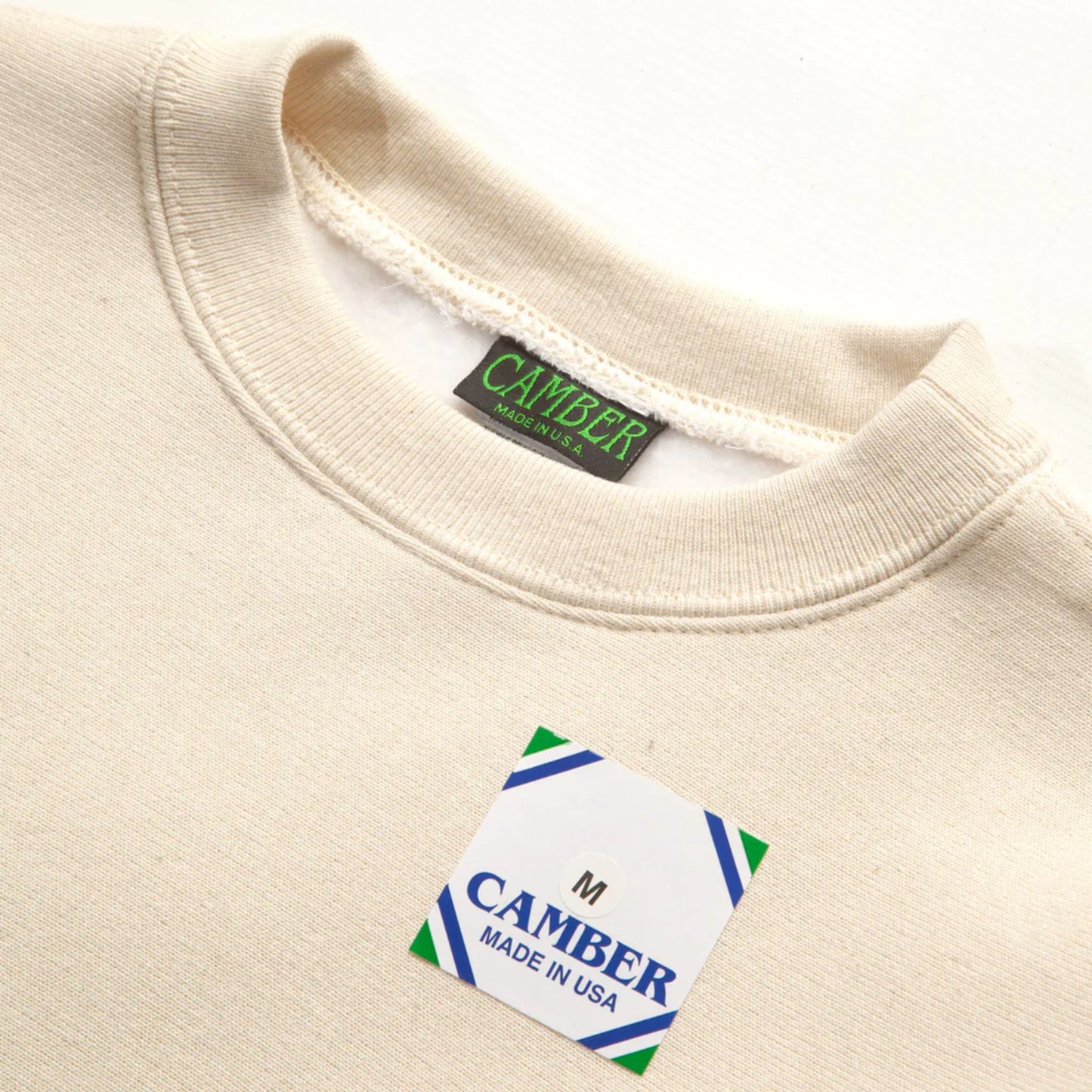 CAMBER USA - 234 12oz Crewneck Natural