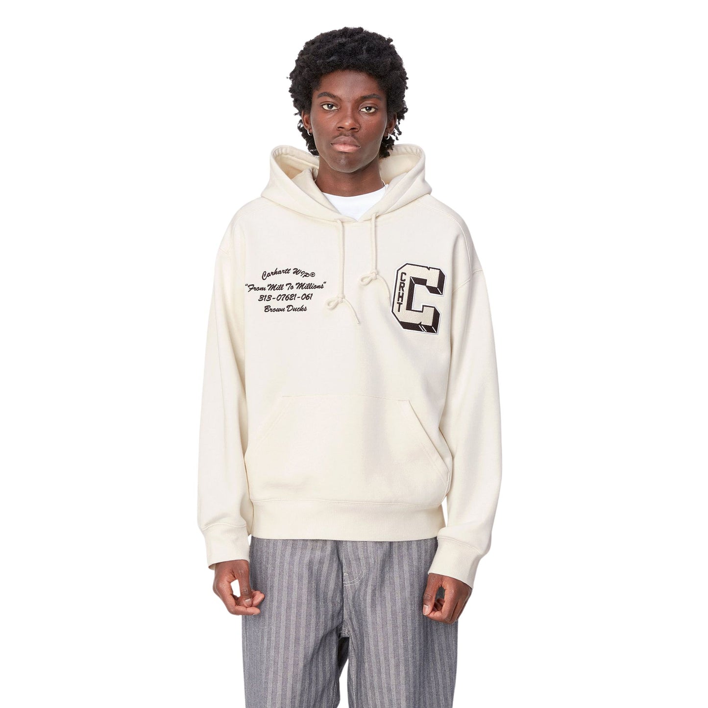 CARHARTT WIP - Hooded Brown Ducks Sweat