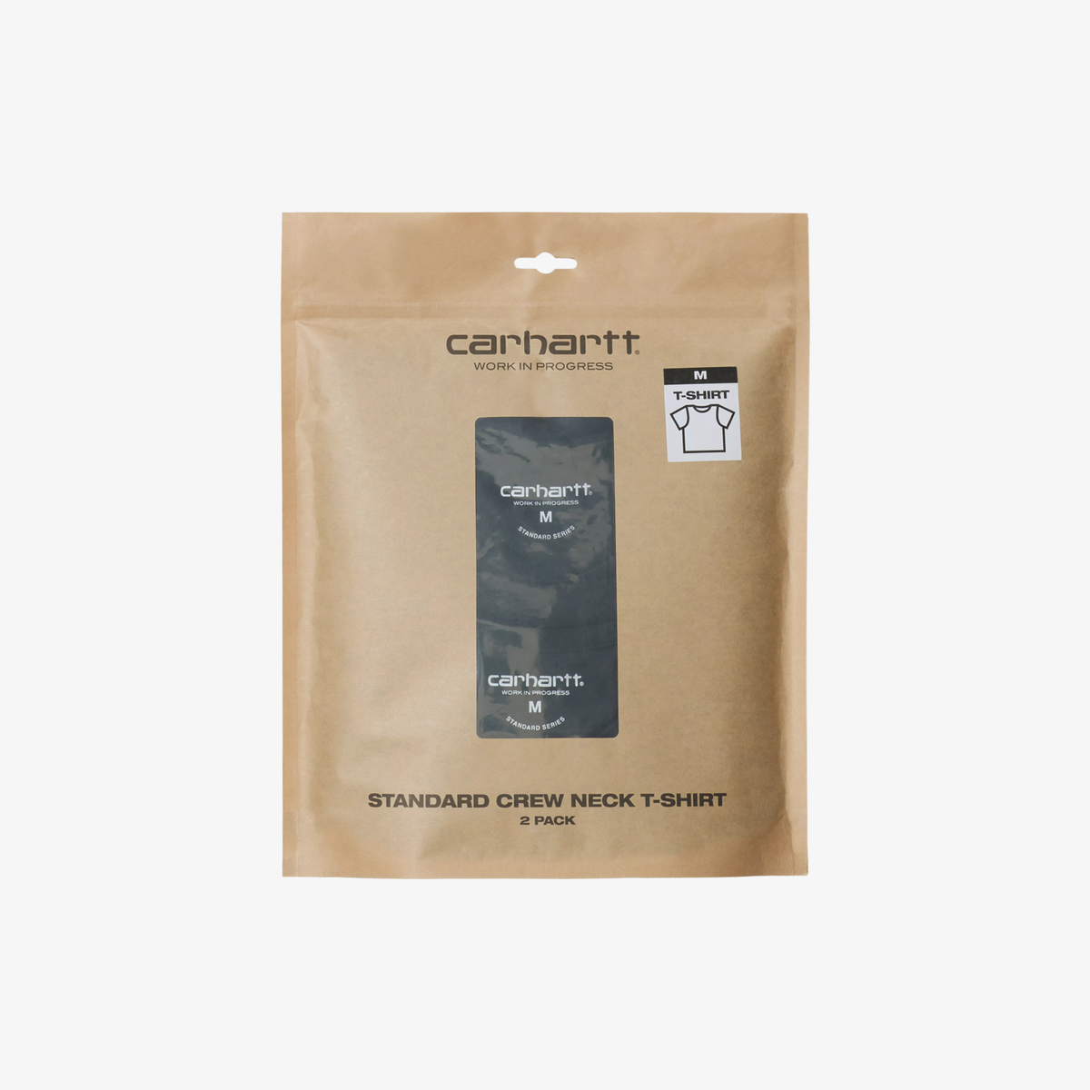 CARHARTT WIP - Standard Crew Neck 2 Pack T-Shirt