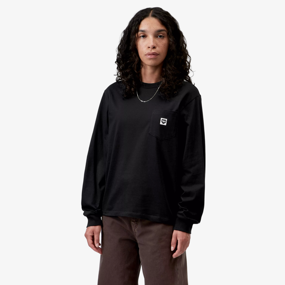 CARHARTT WIP - W' L\S Pocket Small Heart T-Shirt