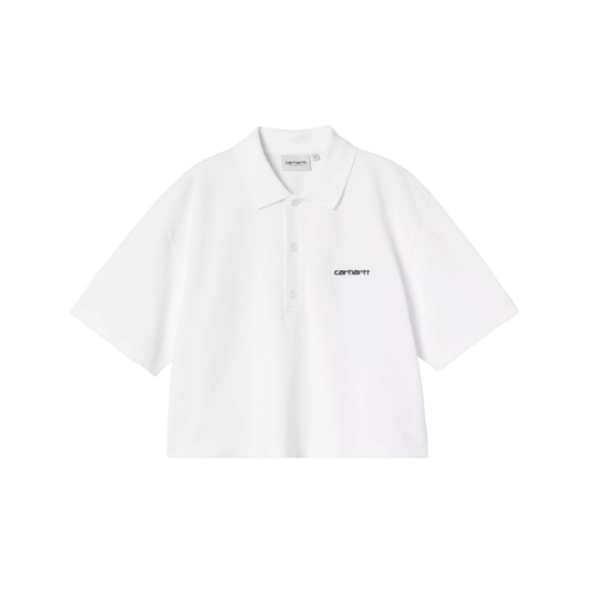 CARHARTT WIP - W' S\S Carhartt Script Polo T-Shirt
