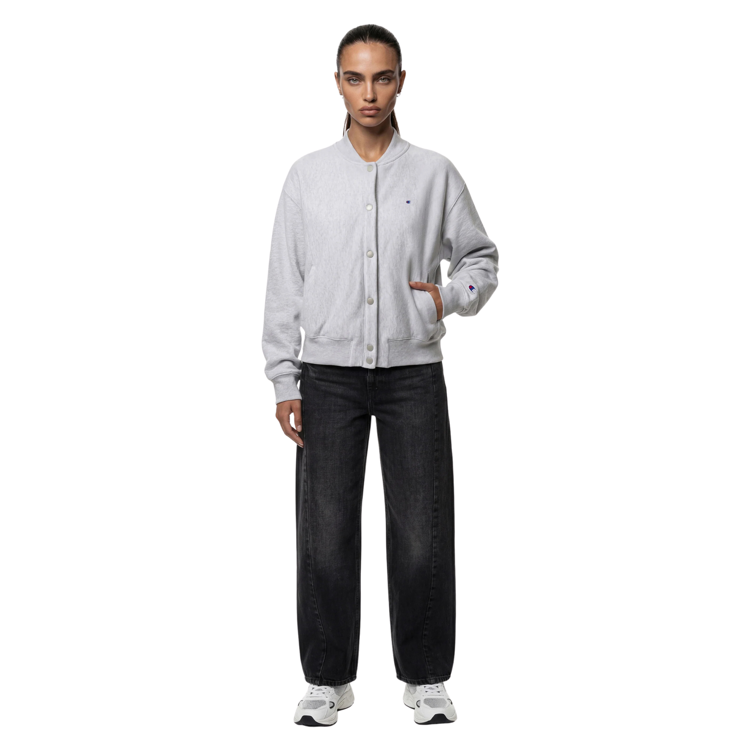 CHAMPION - W' Bomber Reverse Weave Sweatshirt