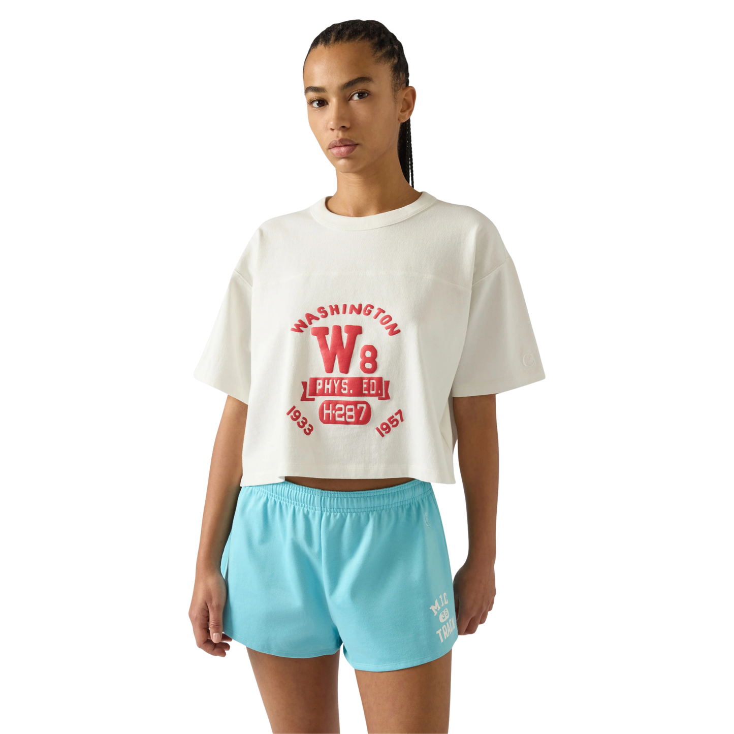CHAMPION - W' S\S Crewneck Croptop T-Shirt