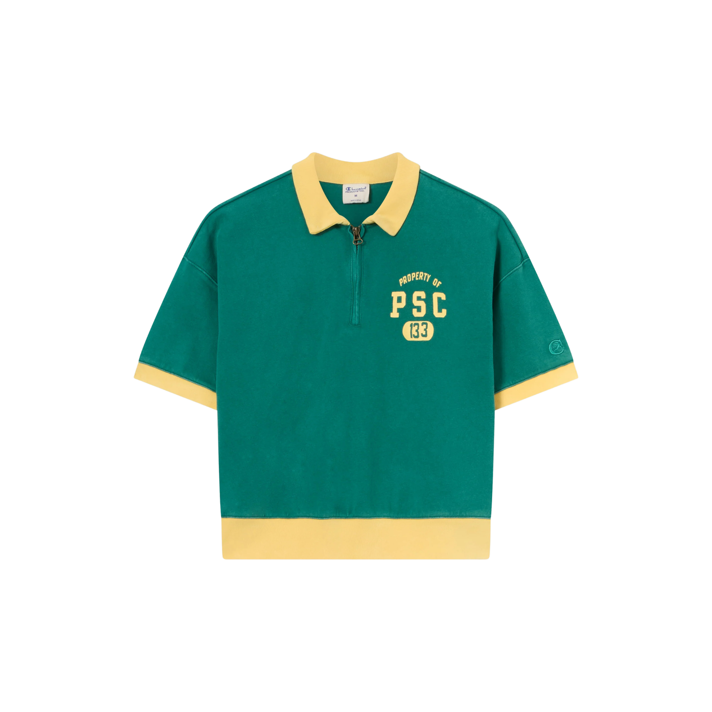 CHAMPION - W' S\S Half Zip Polo T-Shirt