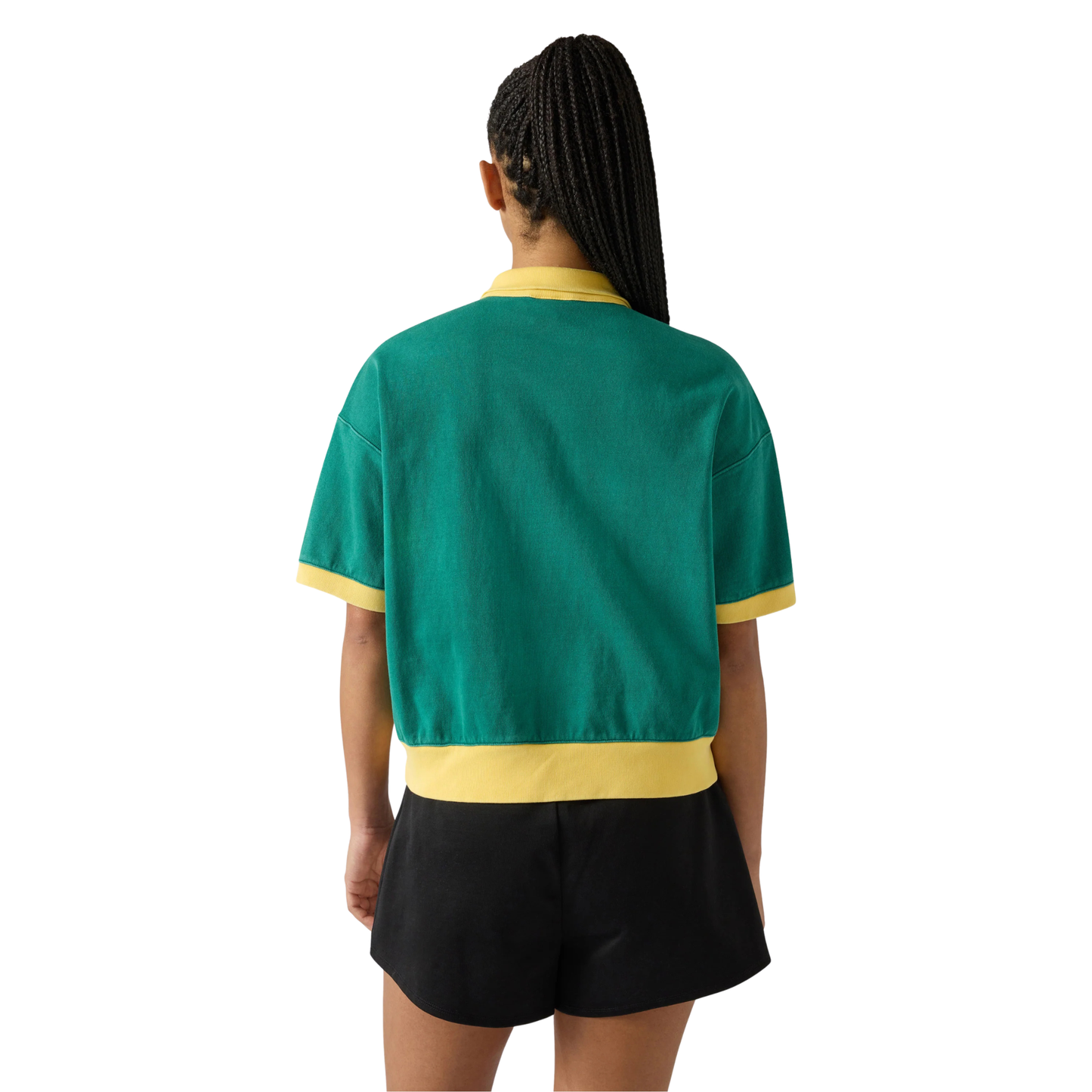 CHAMPION - W' S\S Half Zip Polo T-Shirt