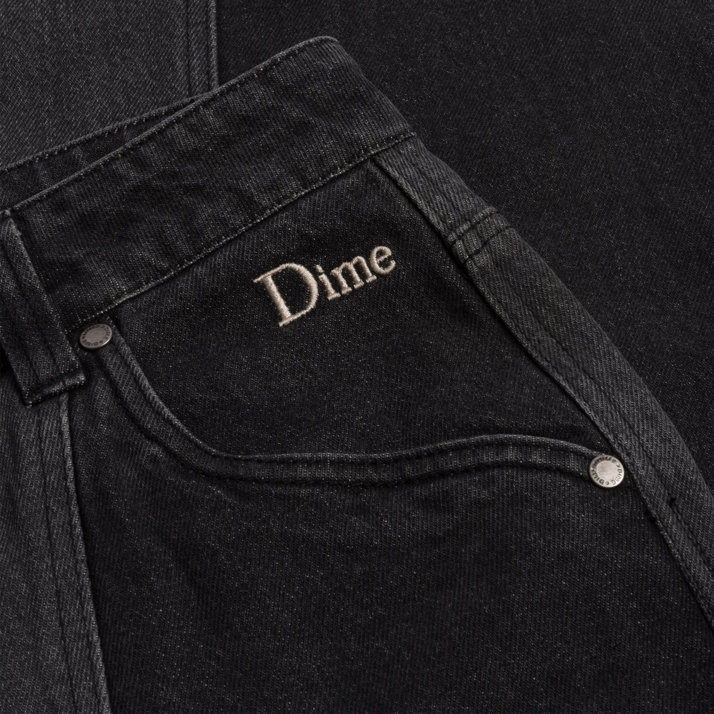 DIME - Blocked Relaxed Denim Pants