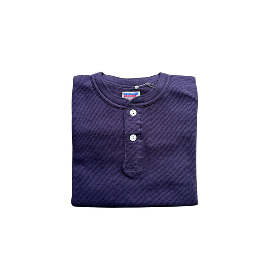 DUBBLE WORKS - L/s Henleyneck T-shirt