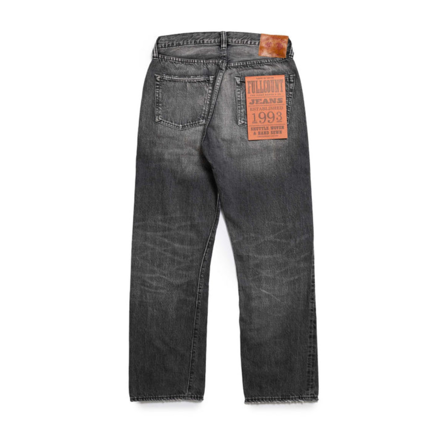 FULL COUNT - 1101 "Dartford" Black Straight Denim