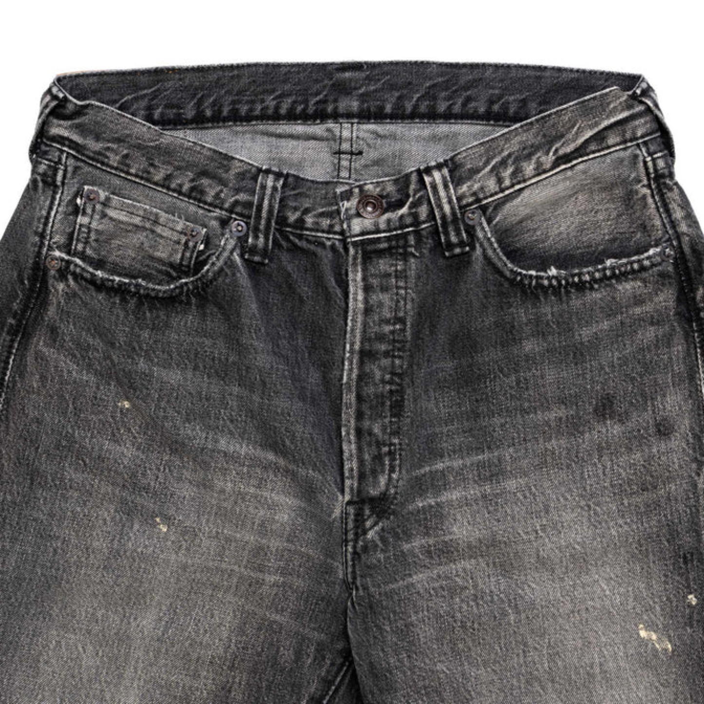 FULL COUNT - 1101 "Dartford" Black Straight Denim