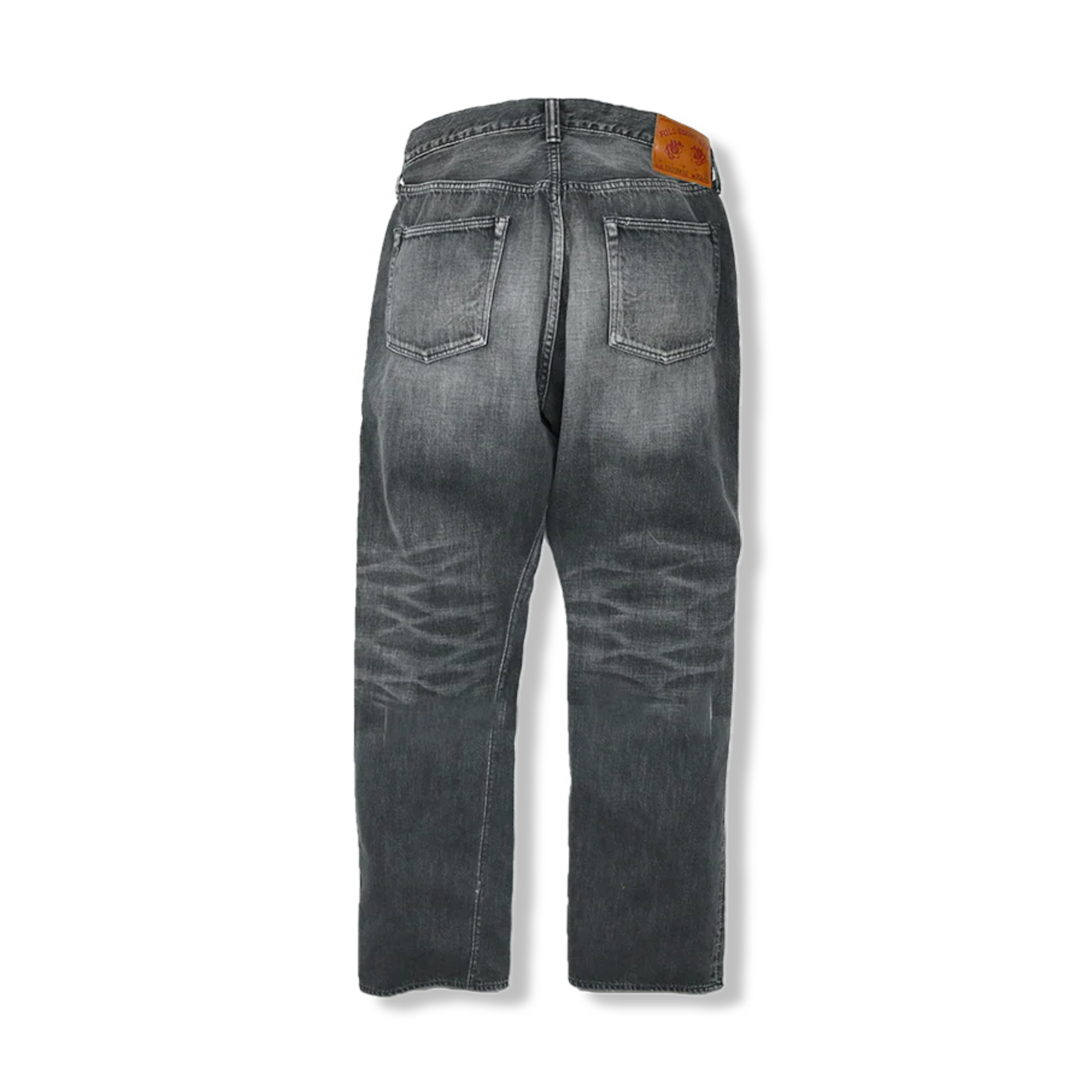 FULL COUNT - 1101BK "Dartford" Black Straight Denim (Super Smooth)
