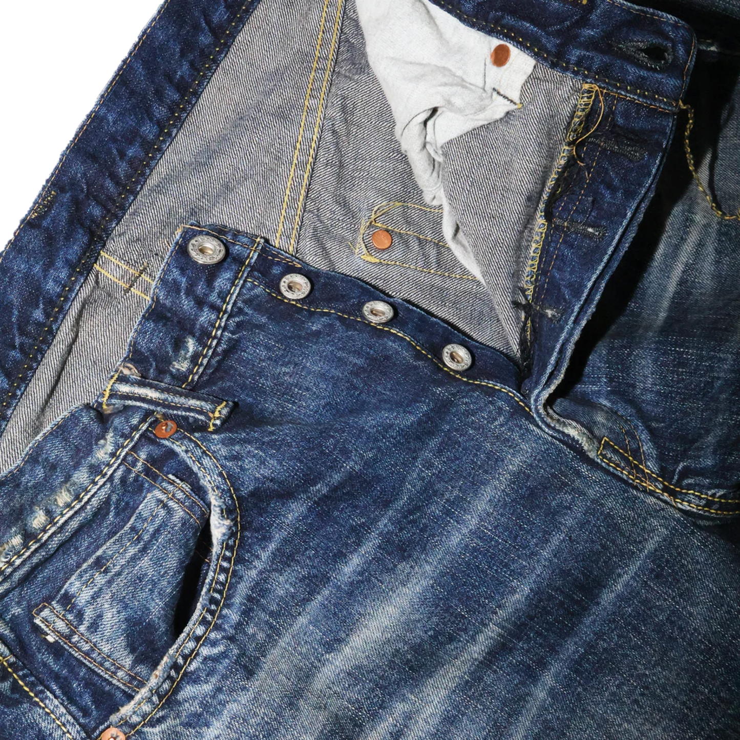 FULL COUNT - 1345-1101 "More Than Just Fear" Straight Denim