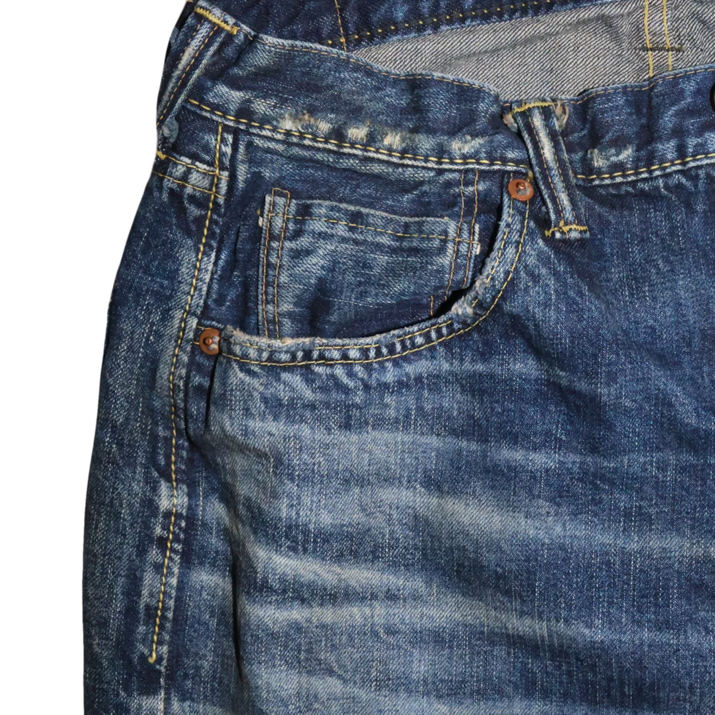 FULL COUNT - 1345-1101 "More Than Just Fear" Straight Denim