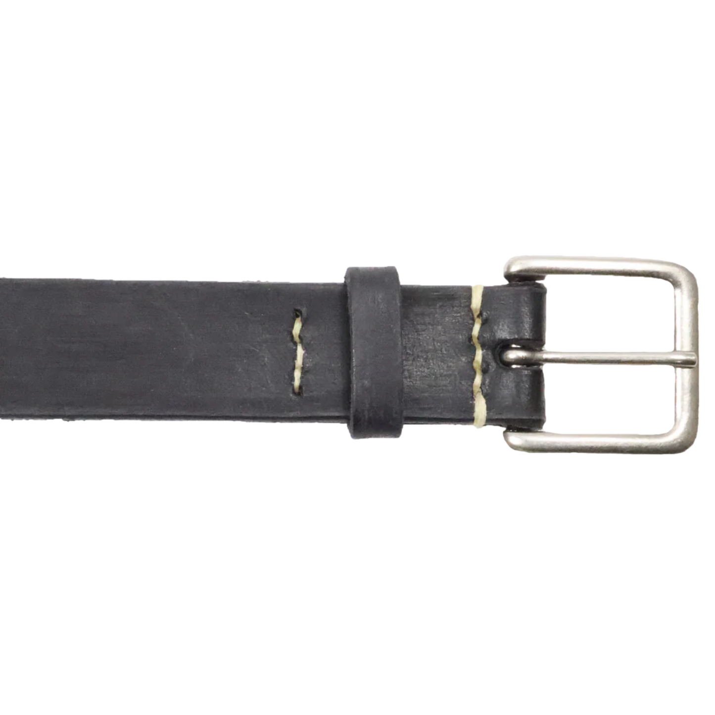 FULL COUNT - 6218 "Natural" Wild Cowhide Leather Narrow Belt