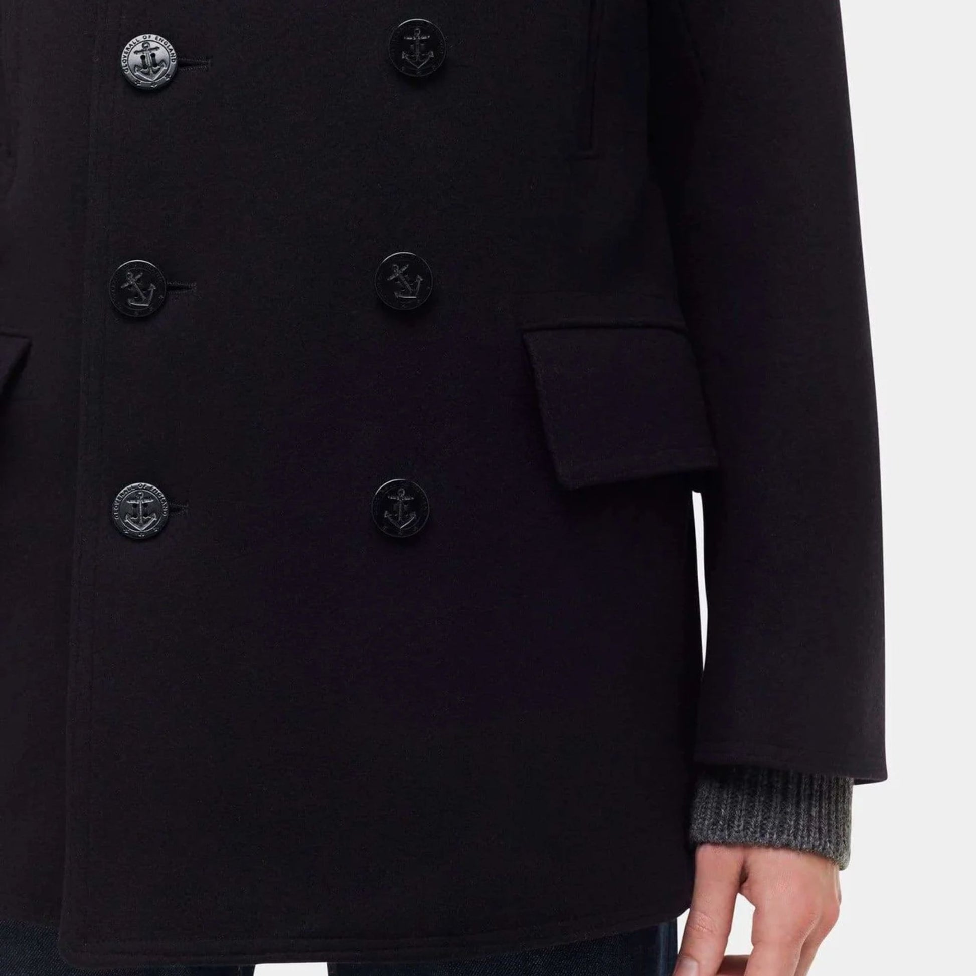 Gloverall on sale peacoat churchill