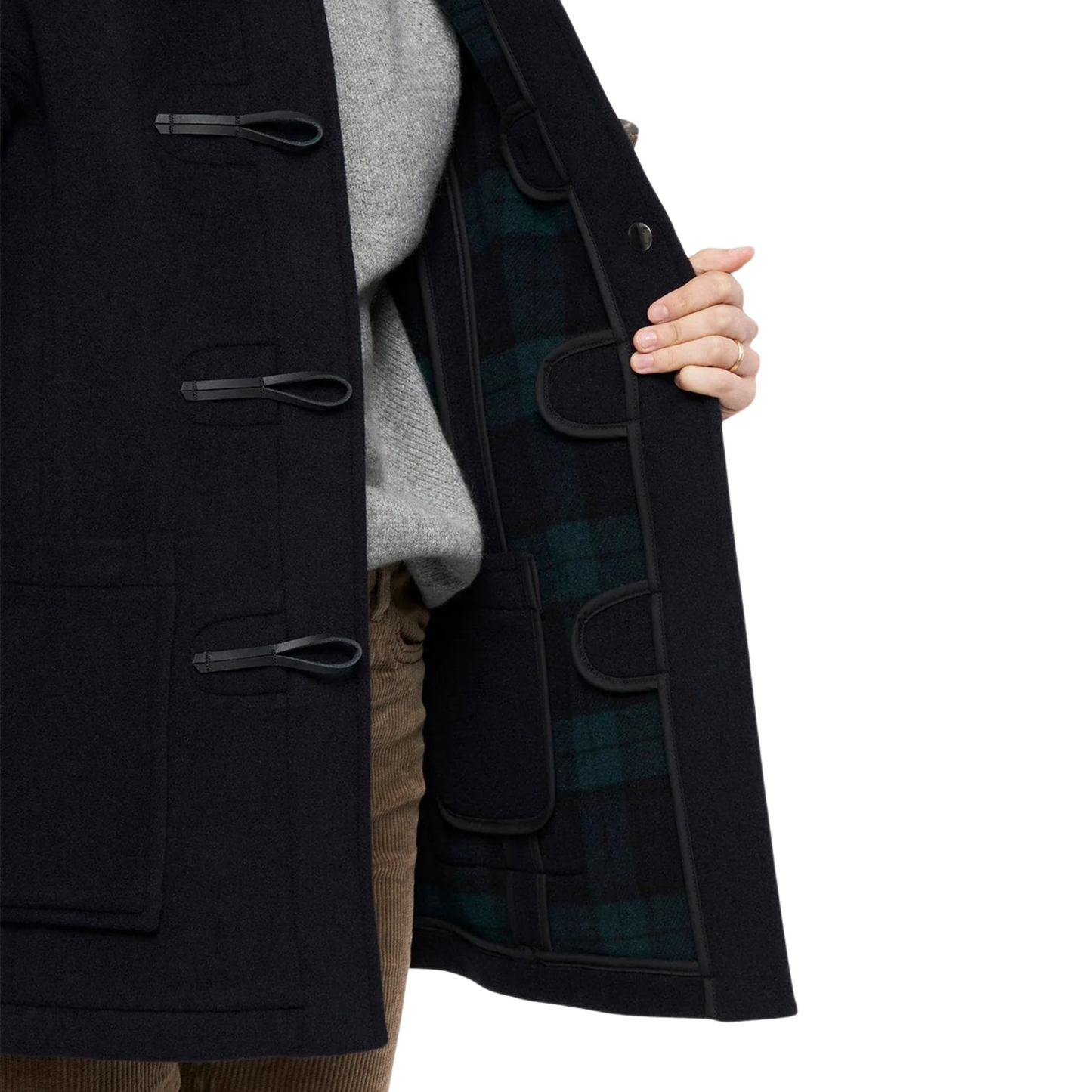 GLOVERALL - W' Short Slim Duffle Coat