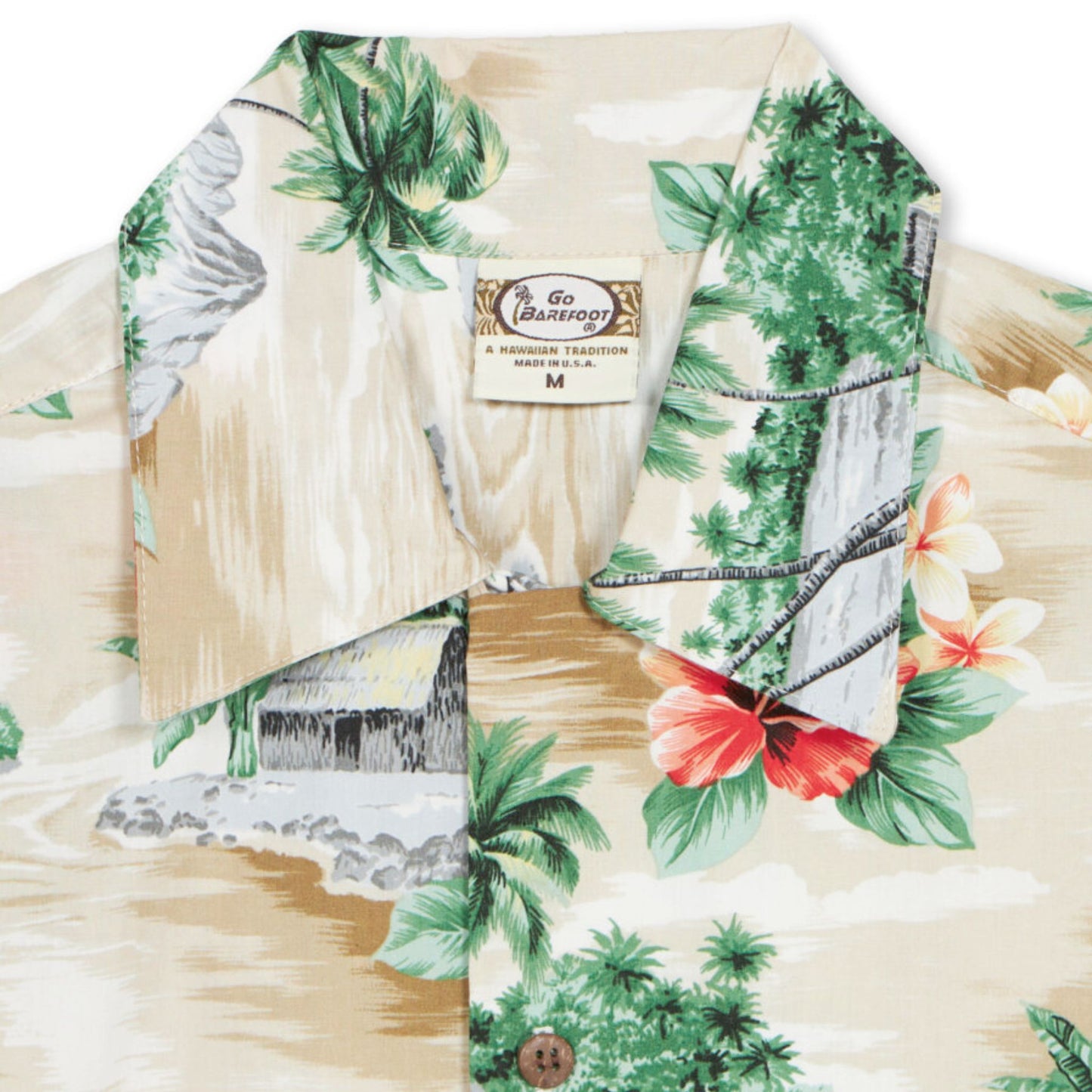 GO BAREFOOT - Fiji Camp Collar Shirt